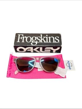 Oakley Kids Pink Frame Sunglasses with Dark Lenses